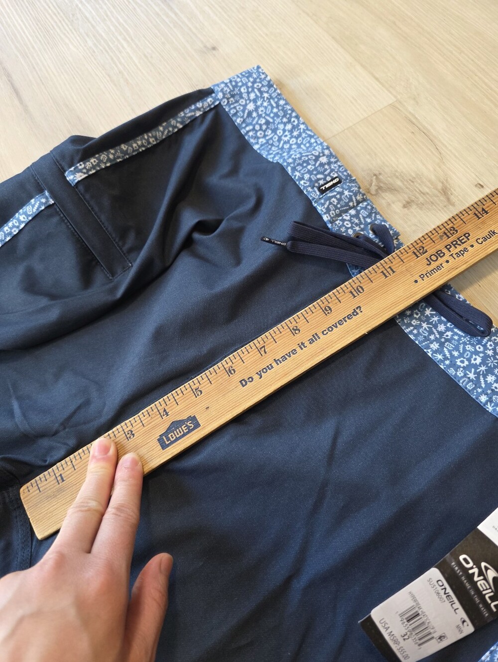 O'Neill Scallop Heat 18" Board shorts Men's Size 32 Blue - Picture 5 of 8
